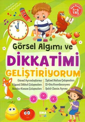 Kurye Kitabevi - Görsel Algımı ve Dikkatimi Geliştiriyorum 5 6 Yaş