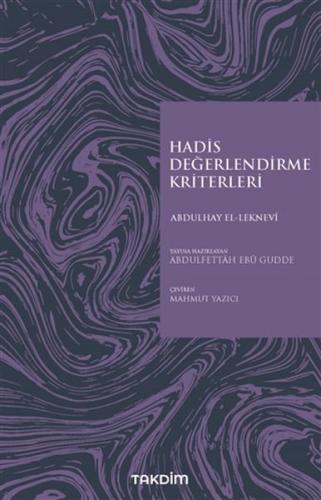 Kurye Kitabevi - Hadis Değerlendirme Kriterleri