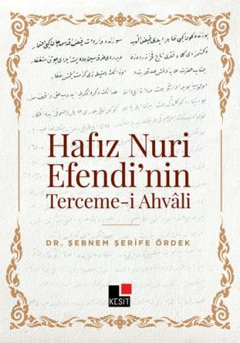 Kurye Kitabevi - Hafız Nuri Efendi'nin Terceme-i Ahvali