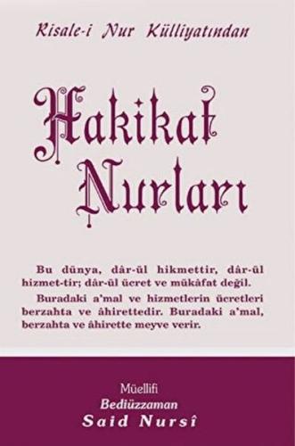 Kurye Kitabevi - Hakikat Nurları Normal Boy