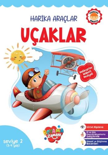 Kurye Kitabevi - Harika Araçlar – Uçaklar Seviye 2 (3-4 Yaş)