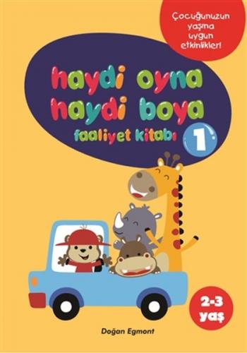 Kurye Kitabevi - Haydi Oyna Haydi Boya Faaliyet Kitabı 1 2 3 Yaş