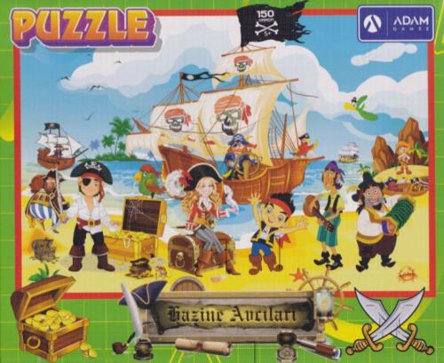 Kurye Kitabevi - Hazine Avcıları 150 Parça Puzzle