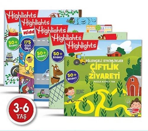 Kurye Kitabevi - Highlights Sticker Eğlenceli Etkinliklerle Hikayeli B