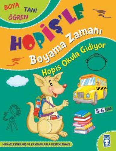 Kurye Kitabevi - Hopiş Okula Gidiyor-Hopişle Boyama Zamanı