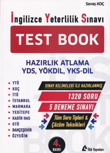 Kurye Kitabevi - İda Yayınları İngilizce Yeterlilik Sınavı Test Book