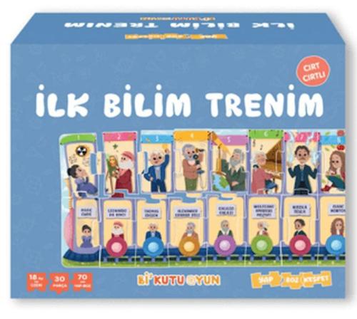 Kurye Kitabevi - İlk Bilim Trenim - Cırt Cırtlı Yapboz ve Kitap Seti