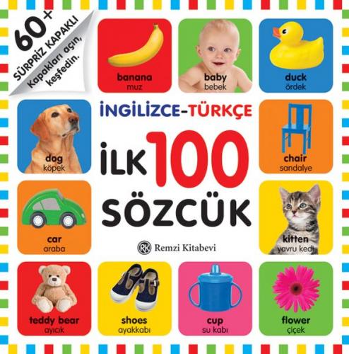 Kurye Kitabevi - İngilizce-Türkçe İlk 100 Sözcük