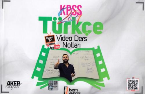 Kurye Kitabevi - İsem 2021 Evveliyat KPSS Genel Yetenek Türkçe Video D