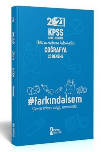 Kurye Kitabevi - İsem 2021 KPSS Genel Kültür Coğrafya 20 Deneme