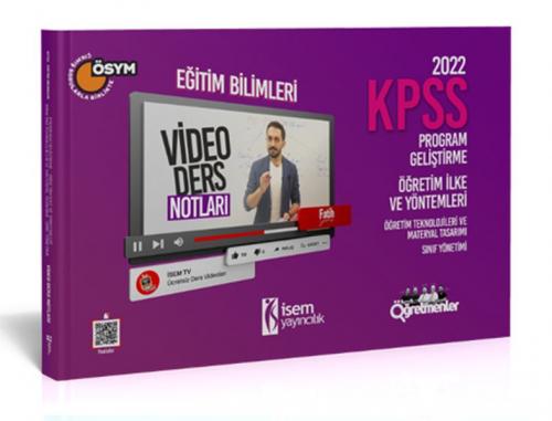 Kurye Kitabevi - İsem Yayıncılık 2022 KPSS Eğitim Bilimleri Program Ge