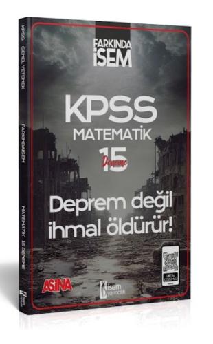 Kurye Kitabevi - İsem Yayıncılık 2024 Farkında İsem Kpss Aşina Matemat