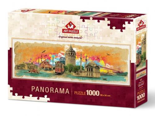 Kurye Kitabevi - İstanbul Kolajı Panorama 4477 (1000 Parça)