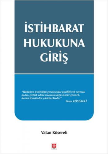 Kurye Kitabevi - İstihbarat Hukukuna Giriş