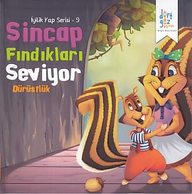 Kurye Kitabevi - İyilik Yap Serisi 9-Sincap Fındıkları Seviyor Dürüstl