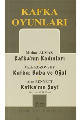 Kurye Kitabevi - Kafka Oyunları Kafkanın Kadınları Baba ve Oğul Kafkan