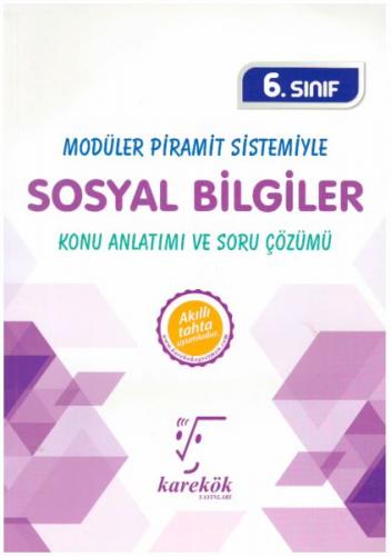 Kurye Kitabevi - Karekök 6. Sınıf Modüler Piramit Sistemiyle Sosyal Bi