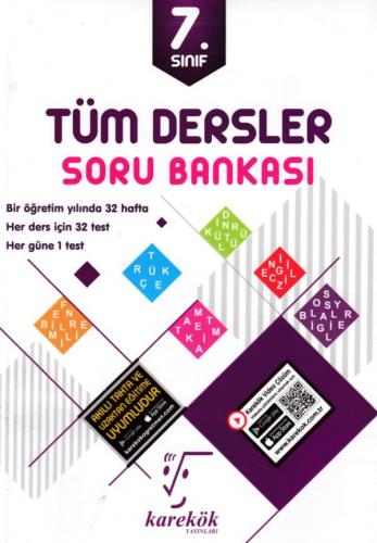 Kurye Kitabevi - Karekök 7. Sınıf Tüm Dersler Soru Bankası