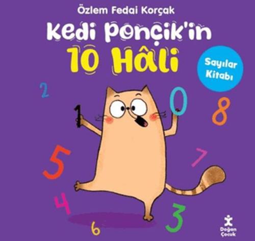 Kurye Kitabevi - Kedi Ponçik'in 10 Hali - Sayılar Kitabı