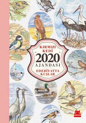 Kurye Kitabevi - Kedili Ajanda 2020-Edebiyatta Kuşlar