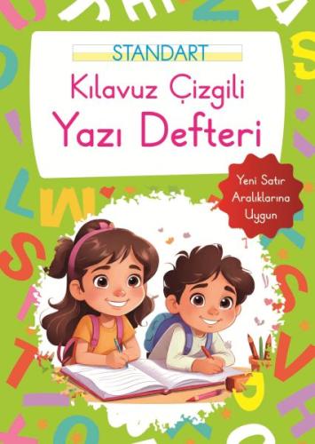 Kurye Kitabevi - Kılavuz Çizgili Yazı Defteri Büyük Boy - Yeşil