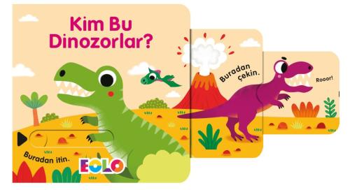 Kurye Kitabevi - Kim Bu Dinozorlar ! - Sürgülü Kitaplar