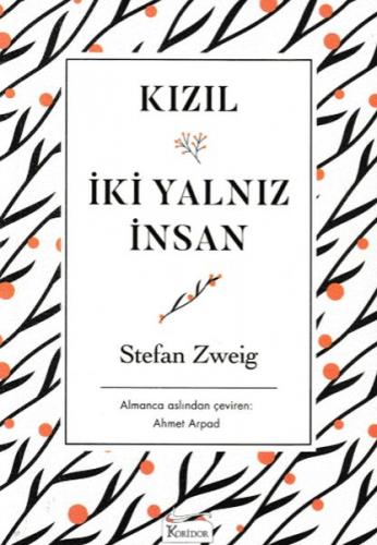 Kurye Kitabevi - Kızıl-İki Yalnız İnsan-K. Kapak