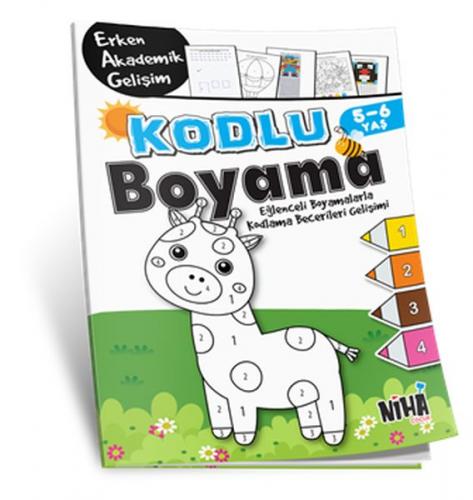 Kurye Kitabevi - Kodlu Boyama 5-6 Yaş