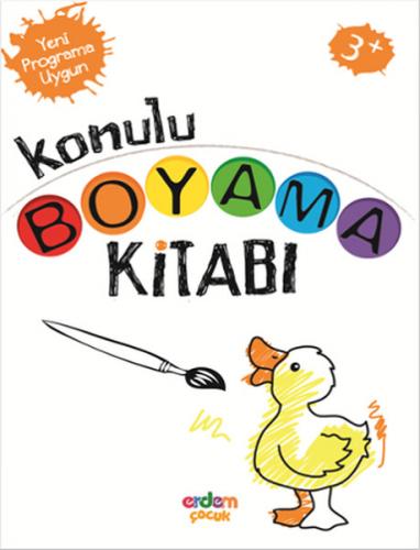 Kurye Kitabevi - Konulu Boyama Kitabı 3 Yaş