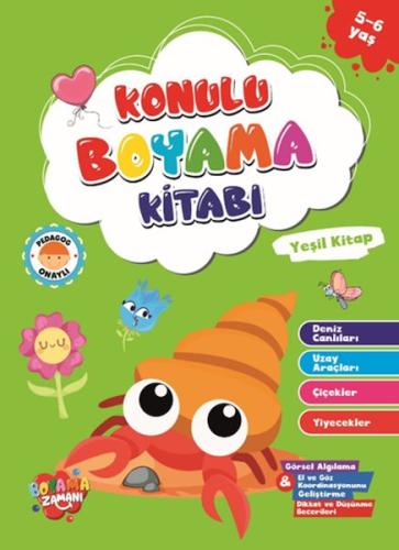 Kurye Kitabevi - Konulu Boyama - YeşilnKitap (5-6 Yaş)