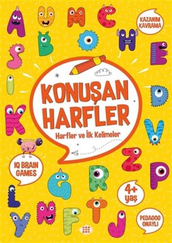 Kurye Kitabevi - Konuşan Etkinlikler Serisi-Konuşan Harfler +4 Yaş