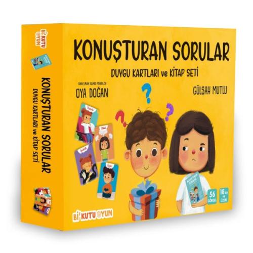 Kurye Kitabevi - Konuşturan Sorular - Duygu Kartları ve Kitap Seti