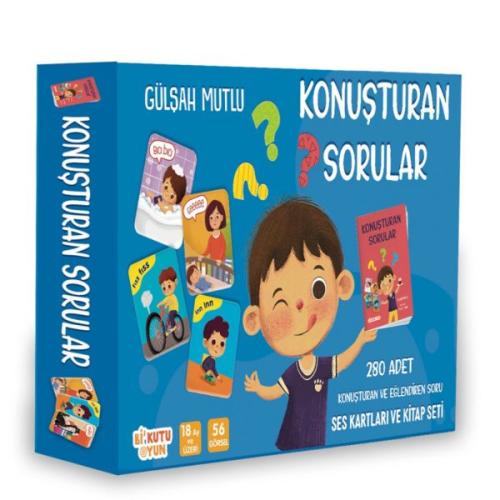 Kurye Kitabevi - Konuşturan Sorular - Ses Kartları ve Kitap Seti