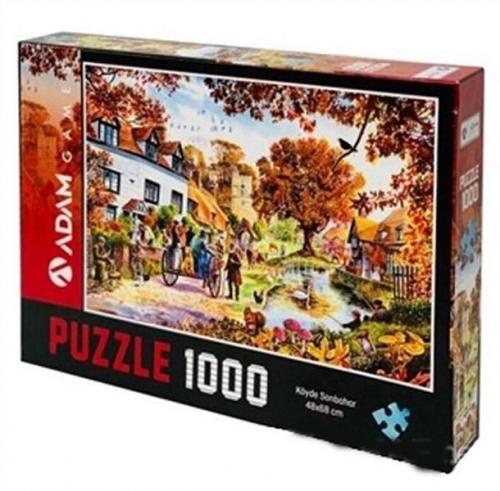 Kurye Kitabevi - Köyde Sonbahar 1000 Parça Puzzle