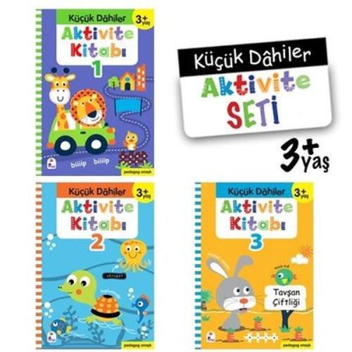 Kurye Kitabevi - Küçük Dahiler Aktivite Seti 3+ Yaş - 3 Kitap Takım