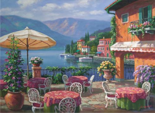 Kurye Kitabevi - Lago Cafe (Puzzle 1000) 1005