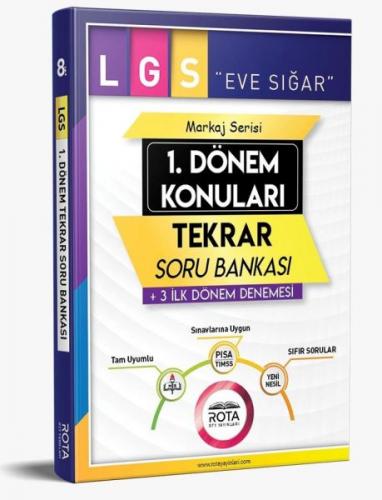 Kurye Kitabevi - LGS Eve Sığar 1.Dönem Konuları Tekrar Soru Bankası De