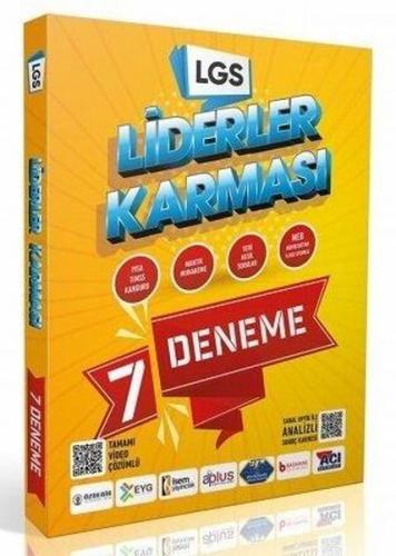 Kurye Kitabevi - Liderler Karmasi LGS Tamami Çözümlü 7 Li Deneme