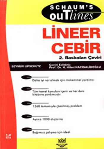 Kurye Kitabevi - Lineer Cebir Schaums Outlines