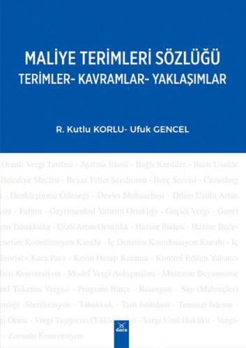 Kurye Kitabevi - Maliye Terimleri Sözlüğü Terimler Kavramlar Yaklaşıml