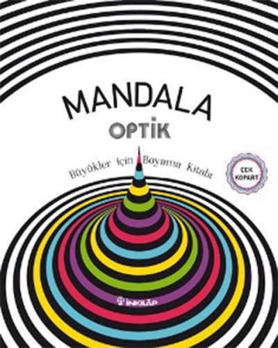 Kurye Kitabevi - Mandala Optik-Büyükler İçin Boyama Kitabı