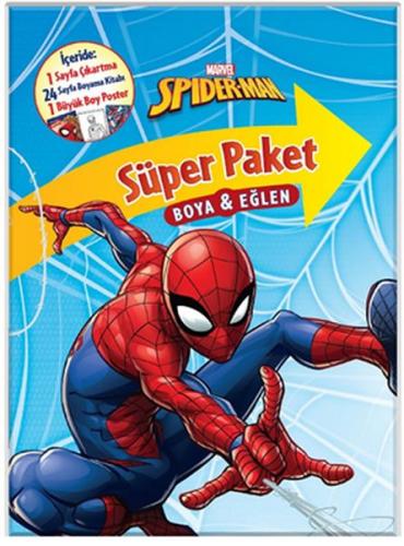 Kurye Kitabevi - Marvel Spider-Man Süper Paket Boya ve Eğlen