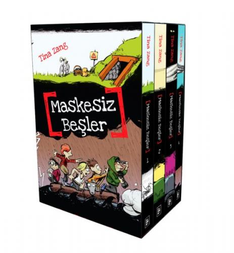 Kurye Kitabevi - Maskesiz Beşler Serisi -Kutulu Set (4 Kitap)