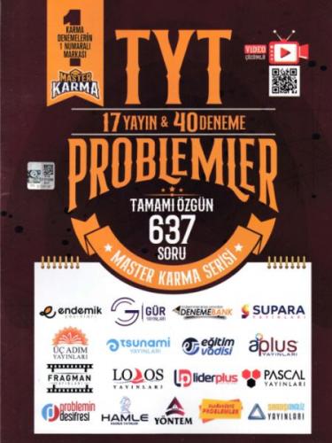 Kurye Kitabevi - Master Karma TYT Problemler 17 Yayın 40 Deneme-YENİ