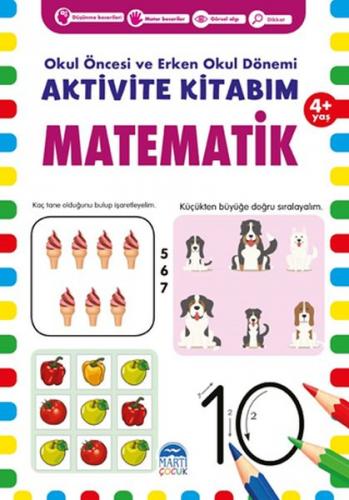 Kurye Kitabevi - Matematik 4 Yaş Okul Öncesi ve Erken Okul Dönemi Akti