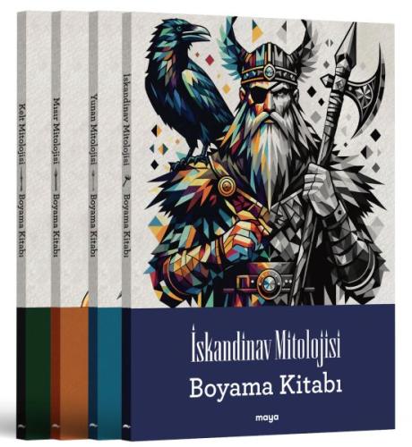 Kurye Kitabevi - Maya Mitoloji Boyama Seti - 4 Kitap