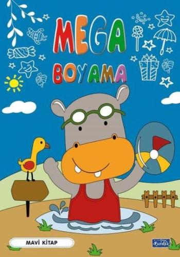 Kurye Kitabevi - Mega Boyama Mavil Kitap