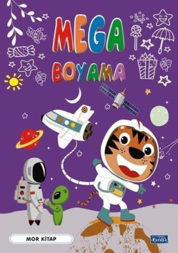 Kurye Kitabevi - Mega Boyama Mor Kitap