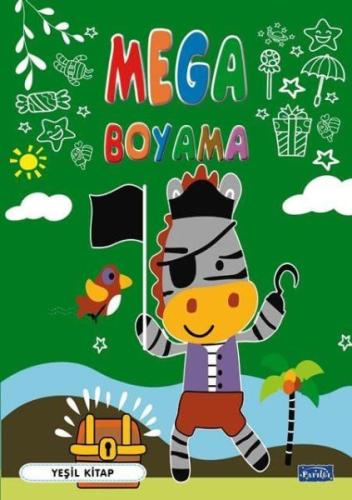 Kurye Kitabevi - Mega Boyama Yeşil Kitap