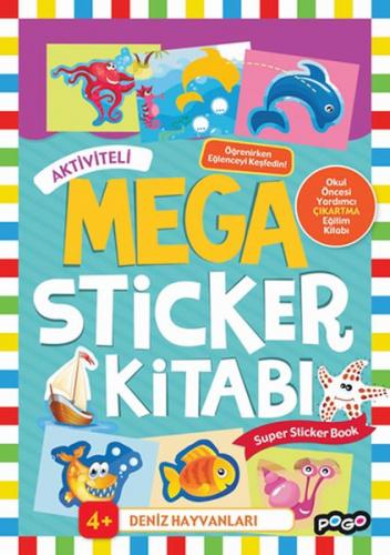 Kurye Kitabevi - Mega Sticker Deniz Hayvanları